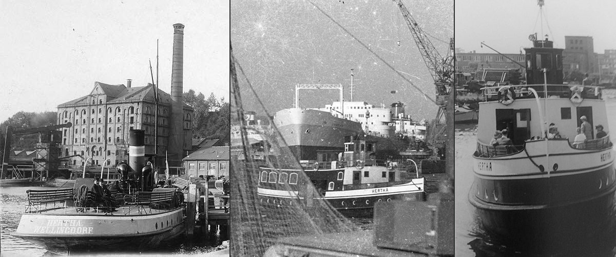 Blaue Dampferlinie - Hertha - 1899