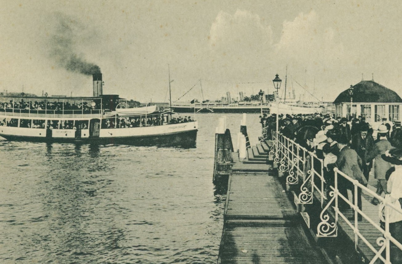 Friedrichsort - Reventloubrücke um 1910