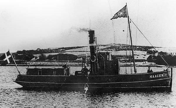 Schwarze Dampferlinie NDC - Möwe - Maagen - Howaldtswerke Kiel 1887