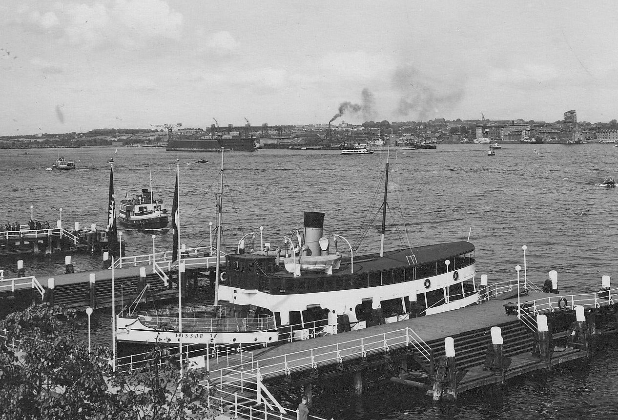 Schwarze Dampferlinie NDC - Vossbrook - 1925